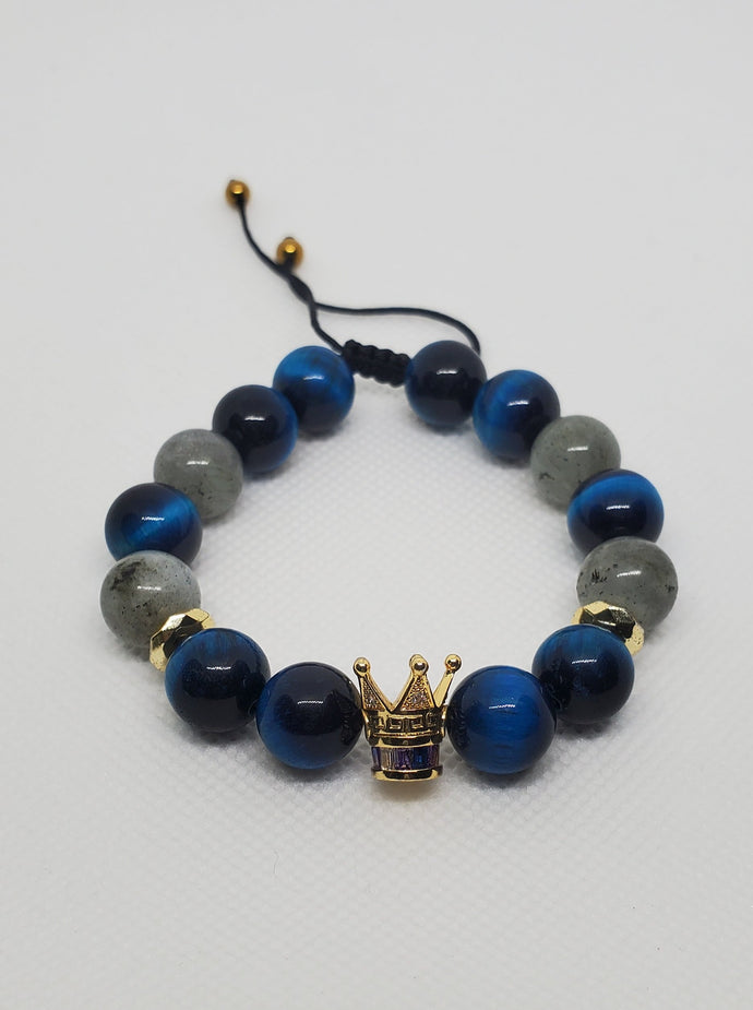 (Bracelet) Blue cats eye bracelet