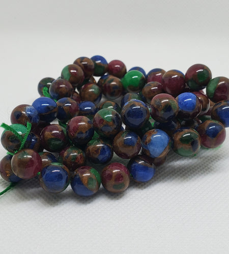 (Beads) Rainbow resin