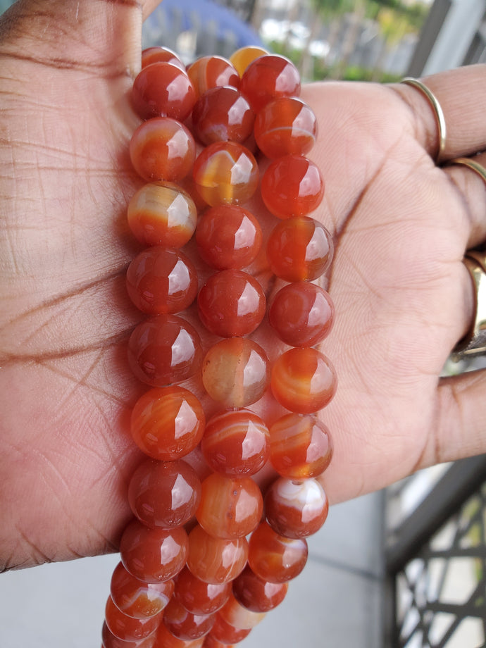 (Beads) Banded Agate