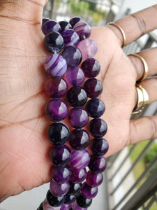 (Beads) Banded Agate