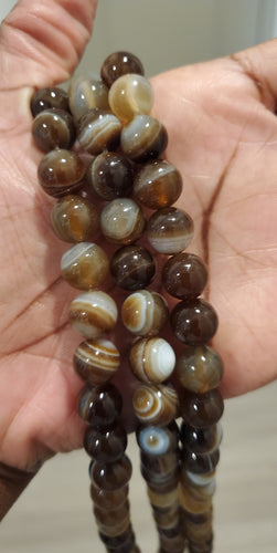 (Beads) Natural Brown